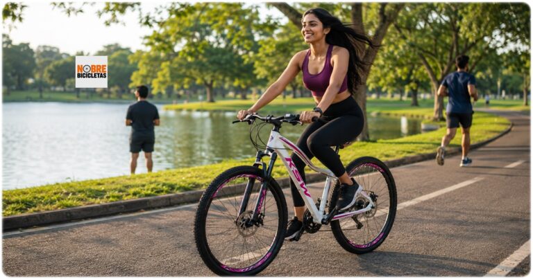 Bicicleta FEMININA Mwza Aro 29 Ksw Alumínio 24 Vel Freio A Disco Mec Cor BRANCO 03